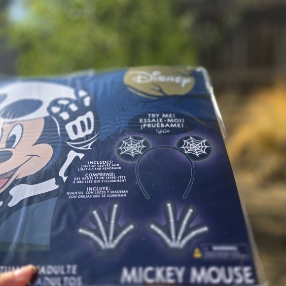 Mickey Glow Headband and Gloves Set